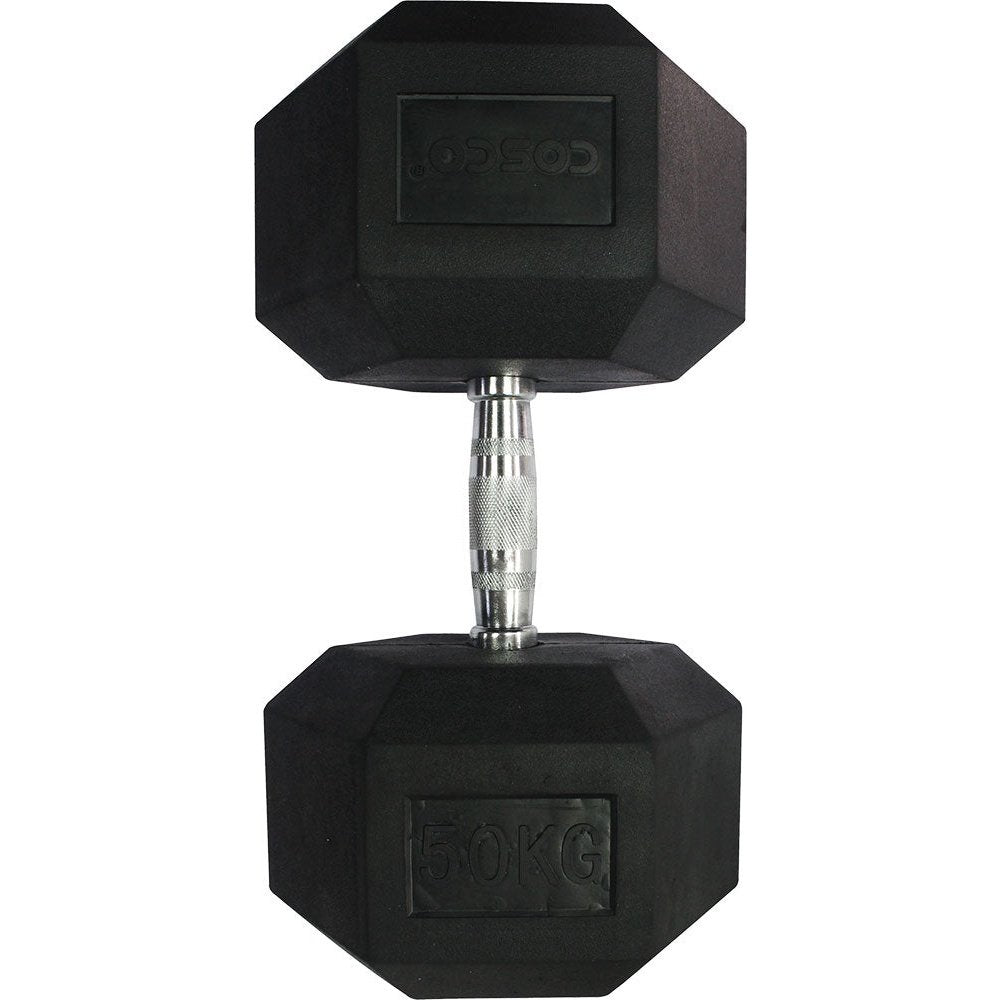 Cosco Hexa Dumbbell Rubber