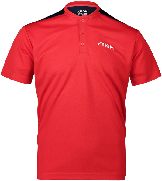 STIGA T Shirt CLUB Red/Navy