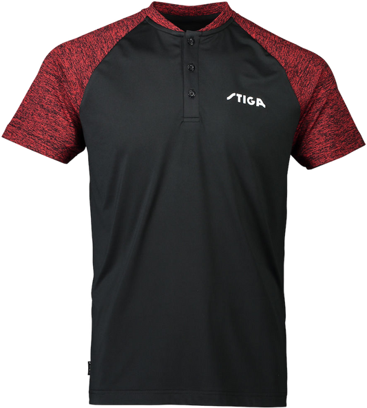 STIGA T Shirt TEAM Black/Red